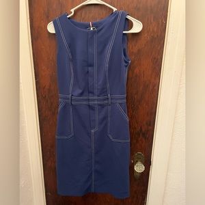 Tommy Hilfiger stitch belted sheath no belt